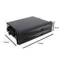 thumbnail image 2 of LLC New Car Auto Double Layer Radio Pocket Drink Cup Holder Storage Box, 2 of 6