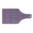 thumbnail image 1 of Shells Cutting Board, Ornamental Seashells Interlacing Pattern Graded Tones Print, Decorative Tempered Glass Cutting and Serving Board, Wine Bottle Shape, Purple and Pale Pink, by Ambesonne, 1 of 1