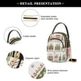 thumbnail image 4 of FORMRS Crossbody Bag for Women Quilted Travel Shoulder Cell Phone Purse with Chain Strap Handbag, Red Christmas House, 4 of 7