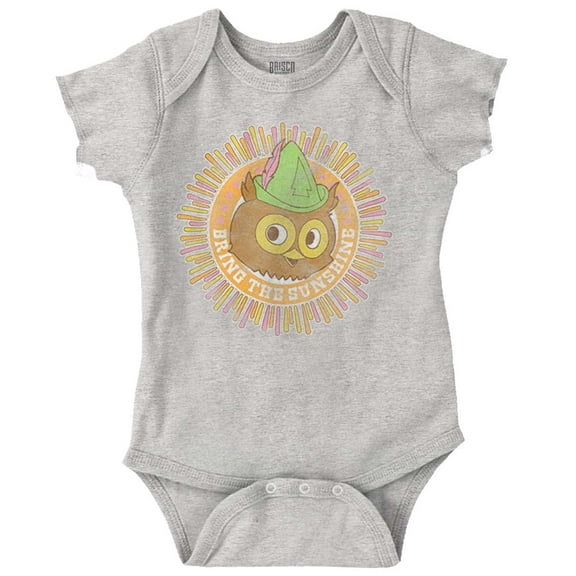 Woodsy Owl Bring The Sunshine Romper Boys or Girls Infant Baby Brisco Brands 12M