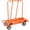 Orange, variant on Heavy Duty Vehicle Dollies for Garage, 2PACK 2500lbs Capacity Steel Car Dolly with Brakes, Black