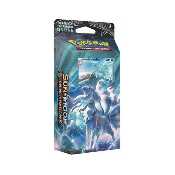 Pokemon Tcg Card Game Sun And Moon Burning Shadows Theme Deck Alolan Ninetales Walmart Com Walmart Com