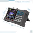 thumbnail image 4 of Multímetro mini osciloscopio avanzado - Osciloscopio digital de doble canal con pantalla clara, lecturas sencillas y capacidades de medición integrales - Ideal para varios instrumentos - 5,7 x 3,4 x 1, 4 of 5