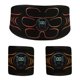 thumbnail image 2 of Cinturón de fitness abdominal, estimulador muscular abdominal, cinturón tonificador abdominal para hombres y mujeres, conjunto de fitness negro, 2 of 9