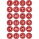 thumbnail image 2 of Calendario de Adviento para llenar bolsa de tela, 1-24 pegatinas de números de Adviento bolsa de regalo de arpillera calendario de Navidad juego de artesanía bolsa de arnés de relleno con cordón Adepaton LN-1575, 2 of 6