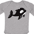 thumbnail image 4 of Inktastic Cute Baby Orca Boys or Girls Long Sleeve Baby Bodysuit, 4 of 5