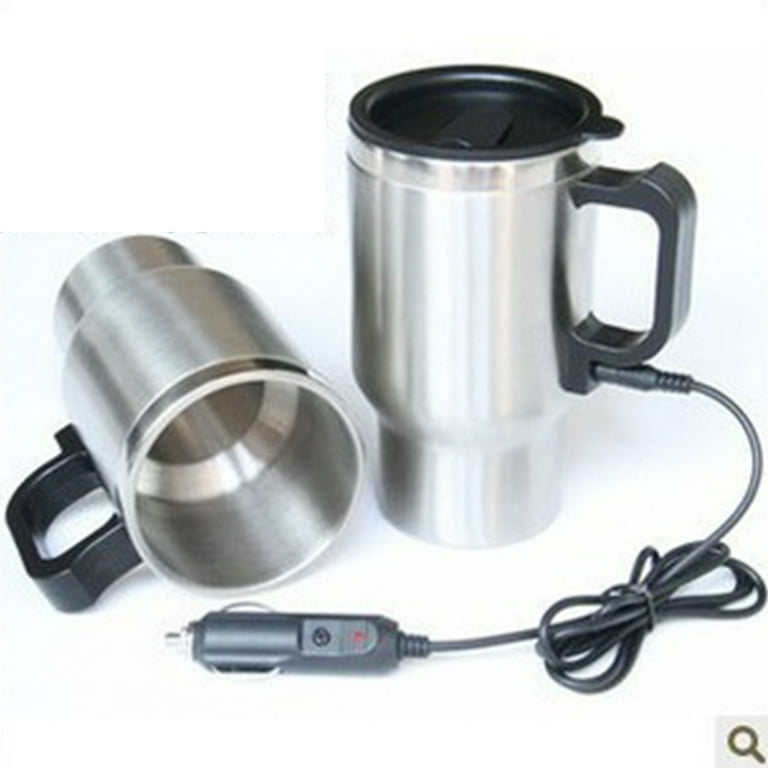 450Ml Electric Self Heating Travel Mug Thermos Coffee Mugs at Best