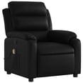 thumbnail image 3 of vidaXL Massage Recliner Chair Black Faux Leather, 3 of 5