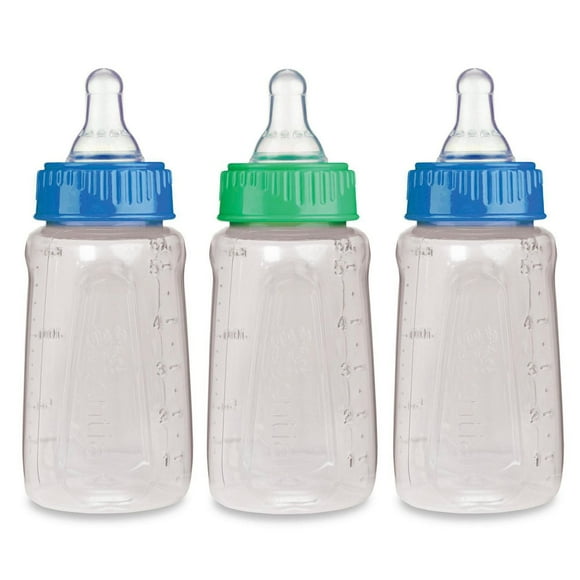 First Essentials by NUK Biberons transparents avec tétines en silicone