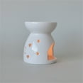 thumbnail image 3 of Tyeign Ceramic Tea Light Candle Holder Oil Burner, Wax Melt Warmer Aroma Diffuser for Home Decor, Aromatherapy Gift for Birthday Christmas, 1*Fragrance Furnace, 3 of 8