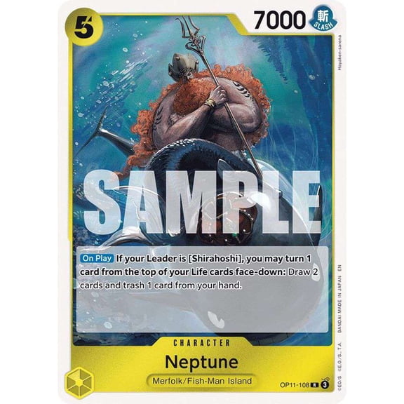 One Piece A Fist of Divine Speed Rare Neptune OP11-108
