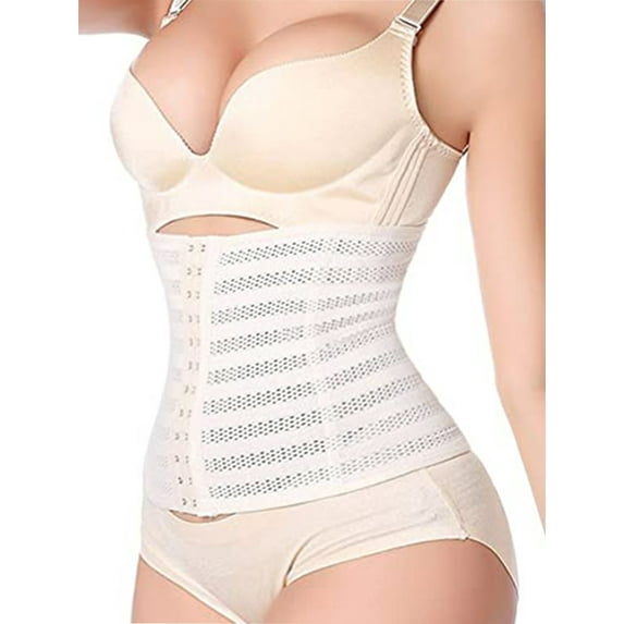 FUTATA Women Waist Trainer Body Shaper Tummy Control Underbust Corset Cincher Slim Workout Girdle Belt