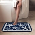 thumbnail image 5 of 1pc Starfish Doormat Absorbent Non-Slip Bathroom Thickened Flannel Rug Decor,Soft,Quick Drying,Suitable For Indoor/outdoor Use,Bathrooms,Bedrooms,Kitchens,Terrace,Laundry Rooms,16"x24", 5 of 9