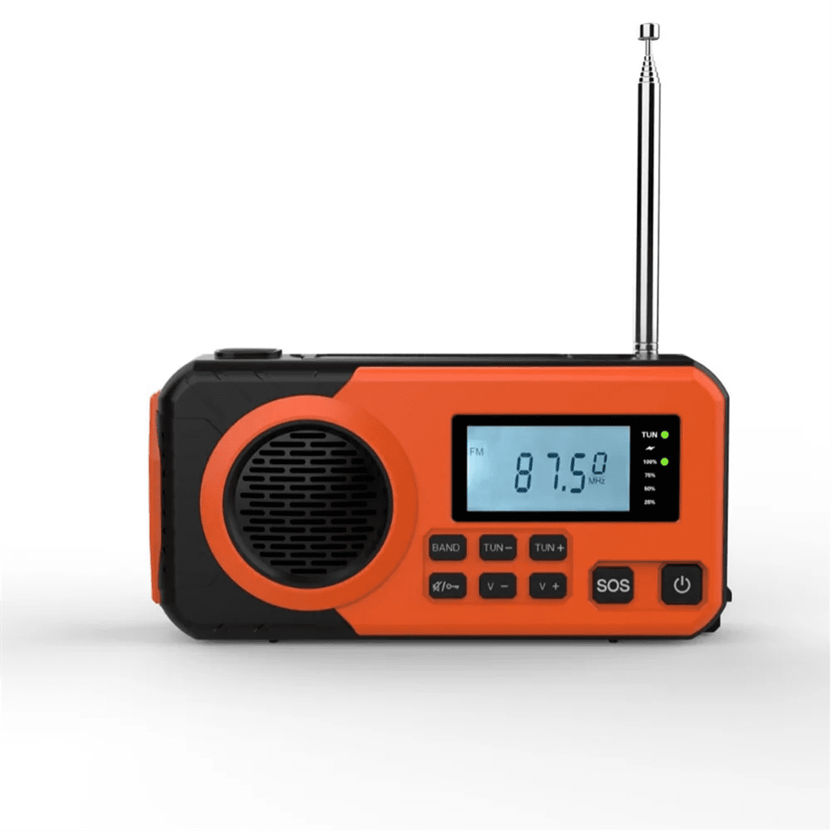 Solar Hand Crank Emergency Weather Radio,SW/AM/FM Portable Radio with 3 LED Flashlight 4000mAh Power Bank