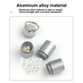 thumbnail image 4 of WRKEKC Boîte à Pilules Étanche en Aluminium, Kit d'Urgence Compact pour Randonnée Camping, Conteneur de Médicaments Portable avec Couvercle Scellé, Sécurité Voyage, 4 of 6