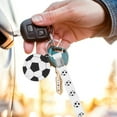 thumbnail image 2 of 12pcs Silicone Football Keyrings Soccer Keychains Bag Hanging Keychains Party Favors, 2 of 6