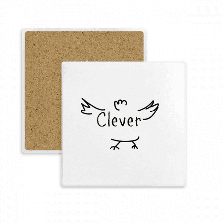 

Chiken Text Paper Art Deco Fashion Coaster Cup Mat Mug Subplate Holder Insulation Stone