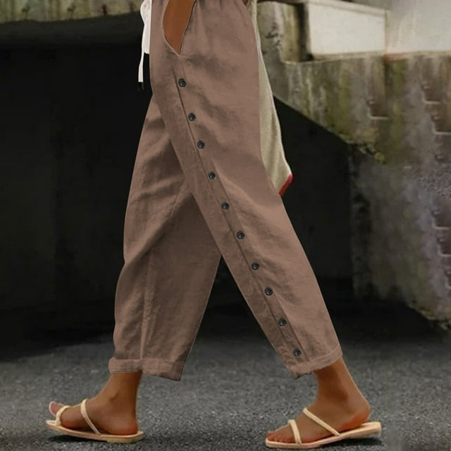 TINZ Women Pants Casual Pants Women Casual Womens Casual Pants Drawstring Waist Solid Sweatpants with Pocket plus Size Pants for Women Work Casual High Waist plus Size Casual Pants for Women 2x