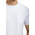 thumbnail image 4 of Fishers Finery Men's Soft Cotton Modal Crew Neck Pocket Tee (White, M, Single), 4 of 4