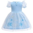 thumbnail image 2 of Little Girls Jasmine/Elsa/Ariel/Anna Dress Halloween Princess Costume Outfit, 2 of 6