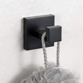 thumbnail image 3 of Gancho para toallas de baño, acero inoxidable, cuadrado, para ropa, toalla, abrigo, albornoz, negro, 11 kaili Sencillez, 3 of 5