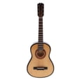 thumbnail image 3 of Exquisita guitarra de madera en miniatura con estuche y soporte 18 cm 7.08in, 3 of 9