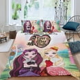 thumbnail image 2 of Ever After High Conjunto de sábanas temático, trío de piezas, cómodo y amigable con la piel, diseño único, regalo de decoración para el hogar para familiares, amigos y fans,140cm *210cm, 2 of 6