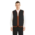 thumbnail image 4 of Toptie Supermarket Uniform Vest Zipper Volunteers Event Vest Unisex Waistcoat-Black-XL, 4 of 7