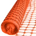 thumbnail image 3 of V Protek Safety Fence, Snow Fencing, Deer Netting, 39"x82' , Above Ground, Mesh, Temporary, Plastic Barrier, For Kids, Silt, Garden, Lawn, Rabbits, Poultry, Dogs Construction with Posts, Orange, 3 of 6
