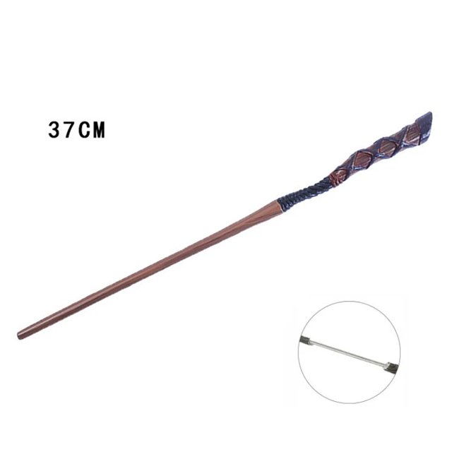 Varitas mágicas de Harry Potter, 26 estilos, 35-42cm, gama completa de accesorios mágicos para escenario, regalos de Cosplay de Navidad, Juguetes