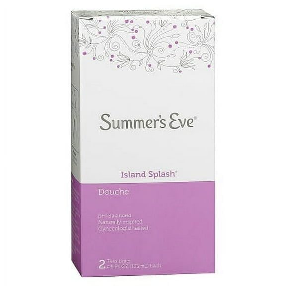 Summers Eve Cleansing Douche Island Splash - Twin Pack, 3 Pack