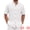 White, variant on DARING DIVA Men's Texture Short Sleeve Button Down Casual Knitted Shirt M White