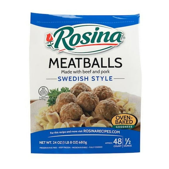 Rosina Swedish Meatball, 0.5 Ounce -- 8 per case.