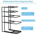 thumbnail image 3 of Organizador de sartenes Toplife Heavy Duty de 5 niveles, 3 of 7