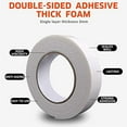 thumbnail image 3 of Double-Sided Foam Tape 1"x33ft Self Adhesive Trim Body Sticky White Waterproof 1"x11yds (Shipping from SF.CA USA), 3 of 5