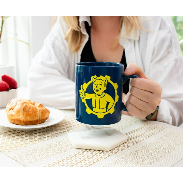 Fallout 76 Vault Boy Thumbs Up Ceramic Mug | Holds 16 Ounces