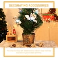 thumbnail image 6 of TABLZONE Plastic Christmas Tree Stand in Coffee Color with Stable Base for Indoor Holiday Decor and, 6 of 6