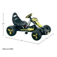 thumbnail image 6 of Lil’ Rider Comfortable Kid Push & Pedal Ride-On, Black, 37.00 x 25.00 x 20.00 Inches, 21.1 lbs, 6 of 6
