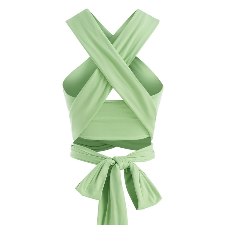 Salsation Criss Cross Bra Green Tiedy（M） Salsation Criss Cross Bra Green Tiedy（M） Salsation Criss