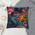 thumbnail image 2 of ARISTURING Stay Little Hippie Throw Pillow Case Funny Novelty Mushroom Decorative Cushion Cover for Home Office School Dorm Girls Room Hippy Room,Retro Hippy Gifts for Women Girls Hippies, 2 of 5