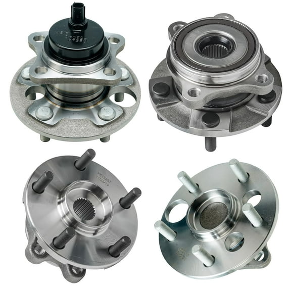Detroit Axle - 4pc Wheel Bearing Hubs for 2008-2015 Scion xB, Front and Rear Wheel Bearing and Hubs 2009 2010 2011 2012 2013 2014 Replacement