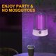 thumbnail image 4 of Trampa para mosquitos recargable por USB, trampa para moscas para insectos para exteriores e interiores, linterna LED, 4 of 6