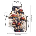 thumbnail image 2 of Rocae Cute Forest Mushrooms for Kitchen Aprons for Women Adjustable Cooking Kitchen Chef Apron for Men with Pockets, 2 of 7
