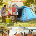 thumbnail image 5 of Family Camping Tent, Moclever 4-5 Person Portable Camping Tent Waterproof with 2 Mosquito Nets Windows Easy Setup for Camping Hiking, Green, 5 of 12