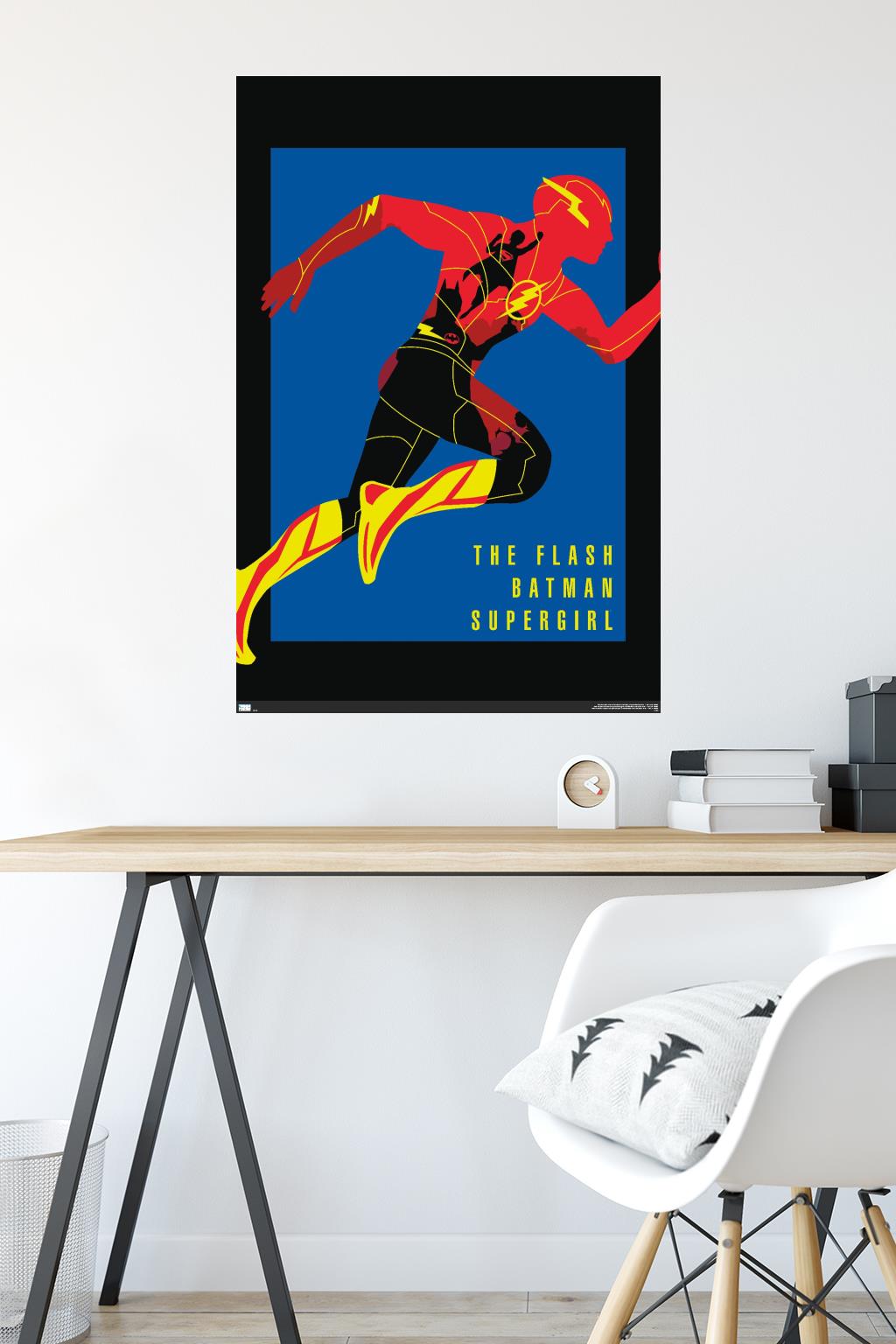 DC Comics Movie The Flash - Heroes Wall Poster, 22.375" x 34"