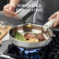 thumbnail image 3 of Bamboohart 10pcs/7pcs Stainless Steel Pots And Pans Set  Kitchen Cookware Sets Stainless Steel  Stainless Steel Pot And Pan Set with Detachable Handle  Oven Safe  Induction Ready, 3 of 7