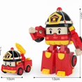 thumbnail image 1 of 2025 Korea Polis Robocar Robot Deformation Transformation Amber Roy Haley Anime Action Figure Cartoon Kids Toy For Children, 1 of 9