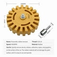 thumbnail image 3 of Roue de Gomme, Roue de Gomme en Caoutchouc Outil de Retrait de Roue Adhésif pour Voitures Autocollants Rubans de Retrait, 3 of 7