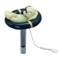 thumbnail image 2 of Polar Bear Floating Water Thermometer – Leisurely Temp Reader with String for Pools, Spas & Ice Baths, 2 of 7