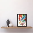 thumbnail image 4 of Artery8 Chinese Dragon Head Bright Colourful Painting For Living Room Artwork Framed Wall Art Print A4, 4 of 5